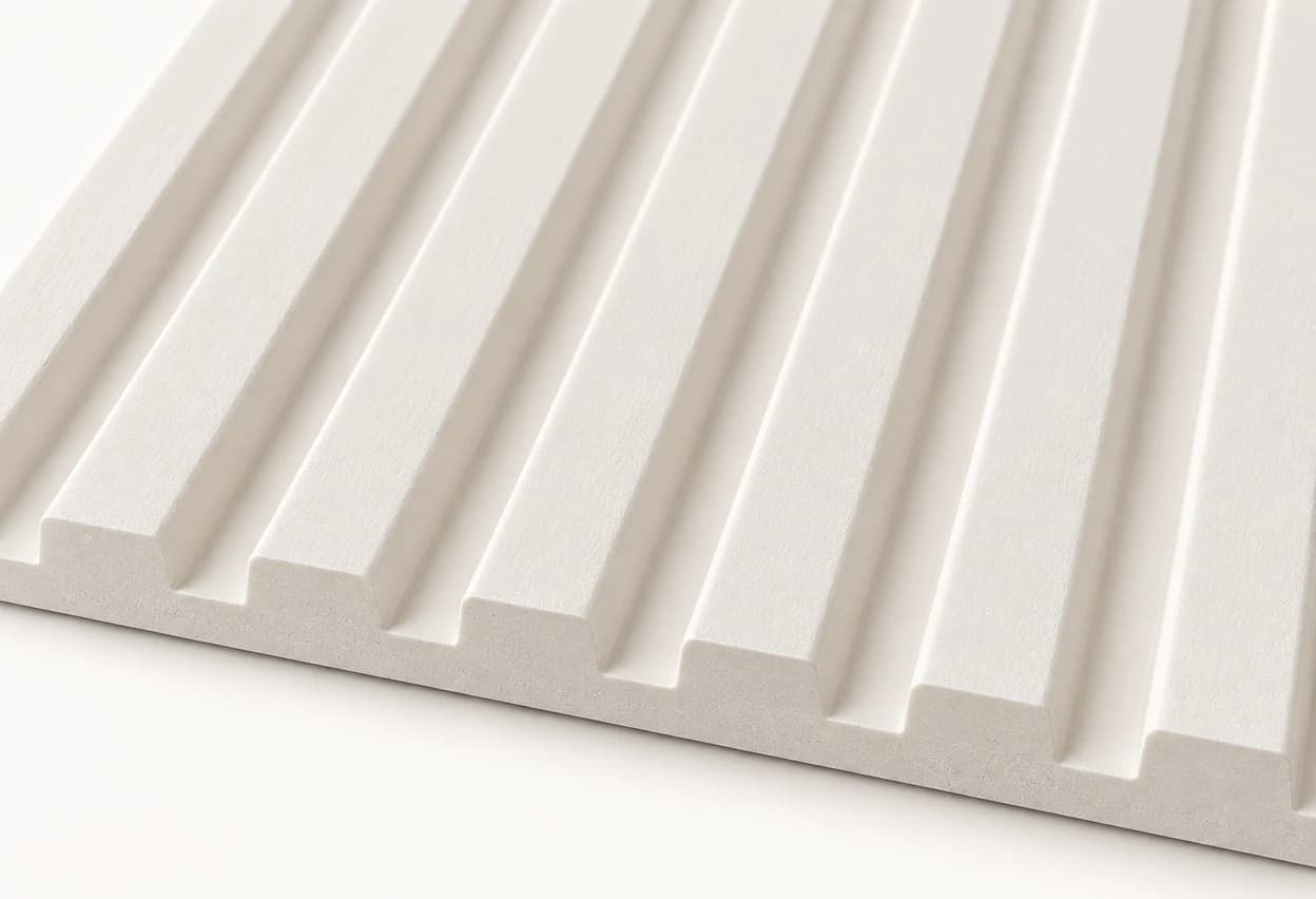 Solid Fluted Panel — Product close-up