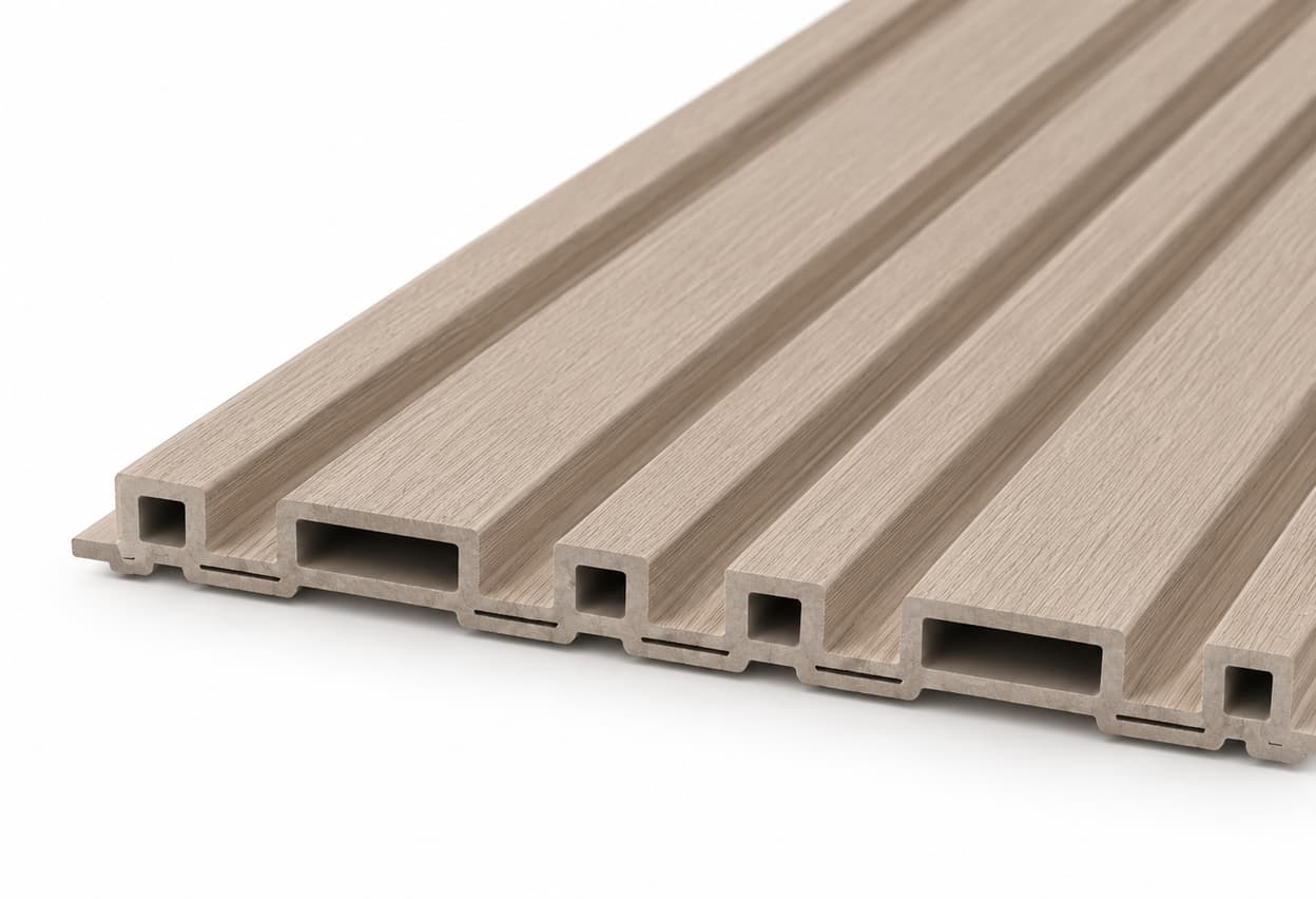 Shaped Fluted Panel — Product close-up
