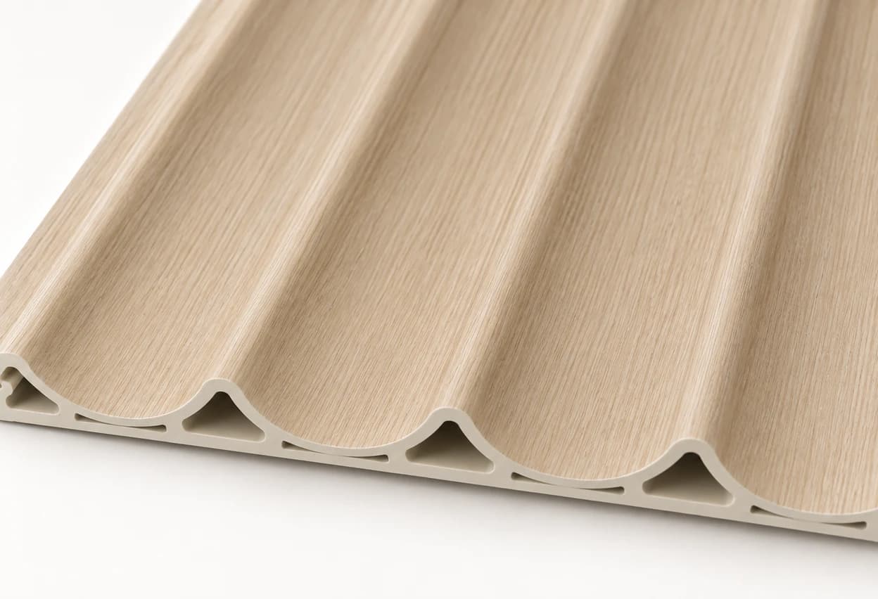 Concave Fluted Panel — Product close-up