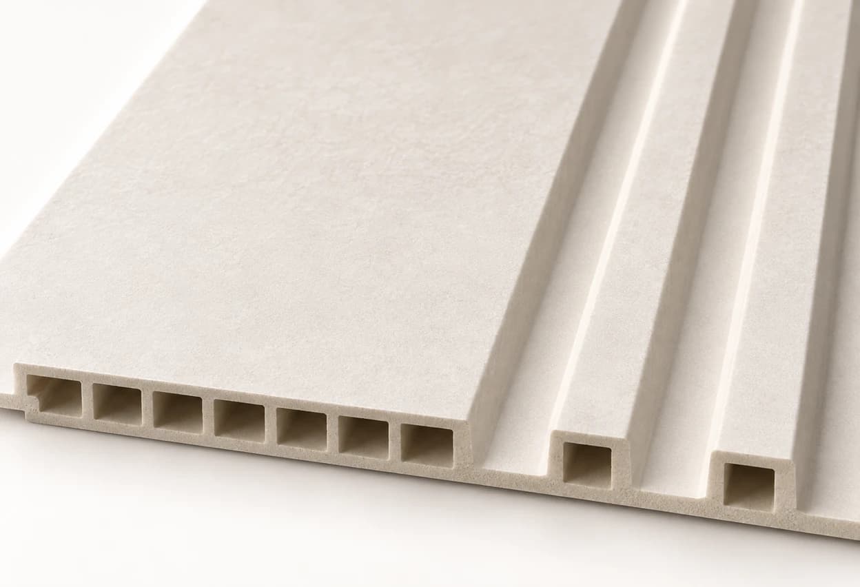 Asymmetric Fluted Panel — Product close-up