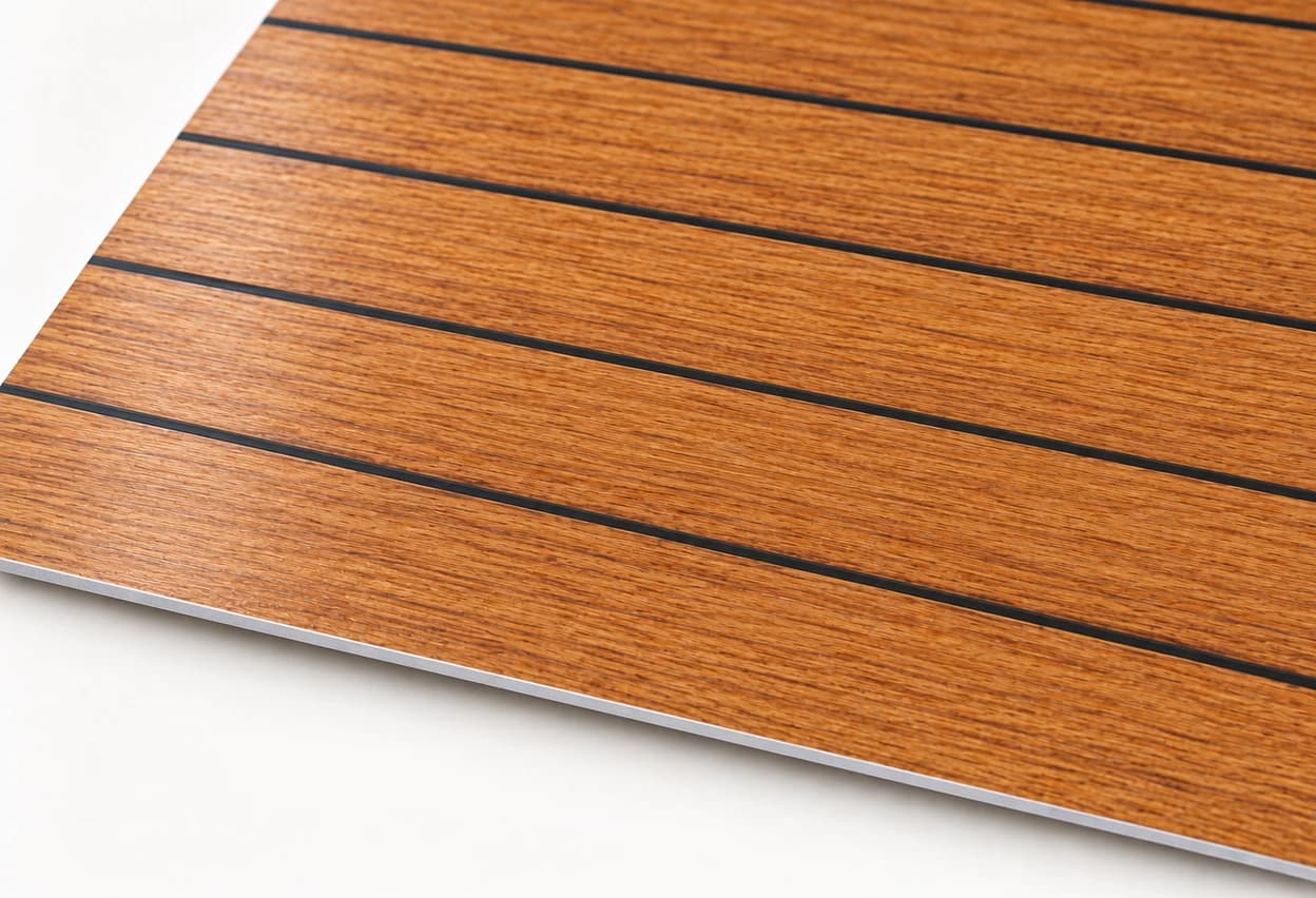 Wood-Effect Wall Sticker — Product close-up