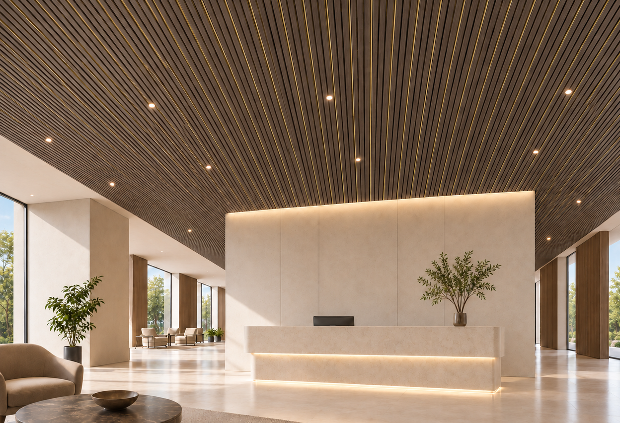 Wood-Effect Ceiling Panel — Application inspiration