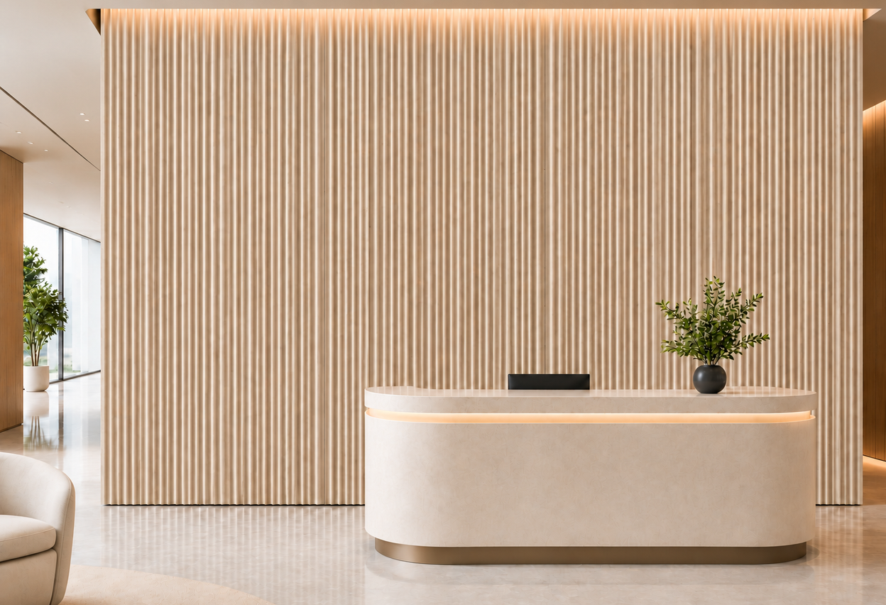 Concave Fluted Panel — Application inspiration