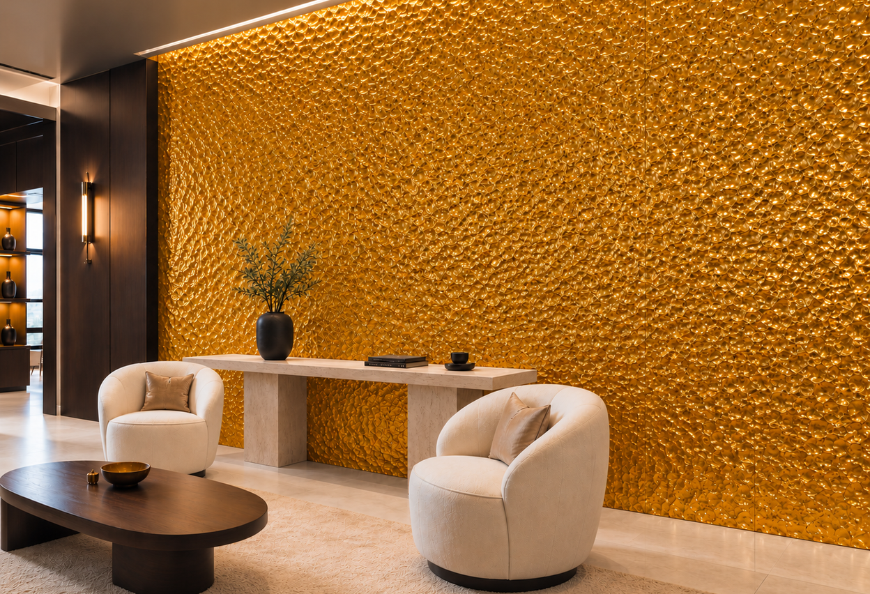 Metallic Wall Sticker — Application inspiration