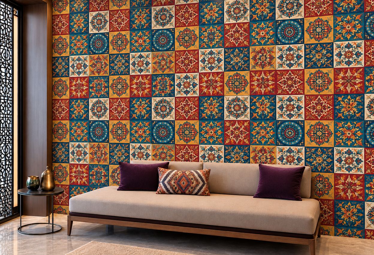 Bohemian Wall Sticker — Application inspiration